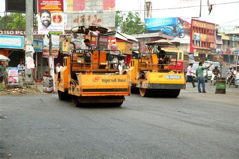 road works india editorial image image  repair people