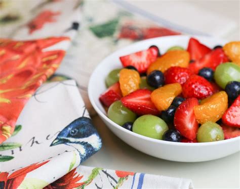 Fruit Salad With Orange Vanilla Dressing Fruit Salads
