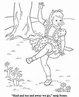 Coloring Pages Girl Girls Bluebonkers Dancing Activity Kids Sheets sketch template