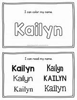 Kailyn Handwriting Practice sketch template