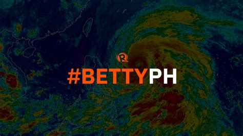 super typhoon betty mga update sa panahon track ng forecast signal