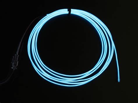 high brightness white electroluminescent el wire  meters