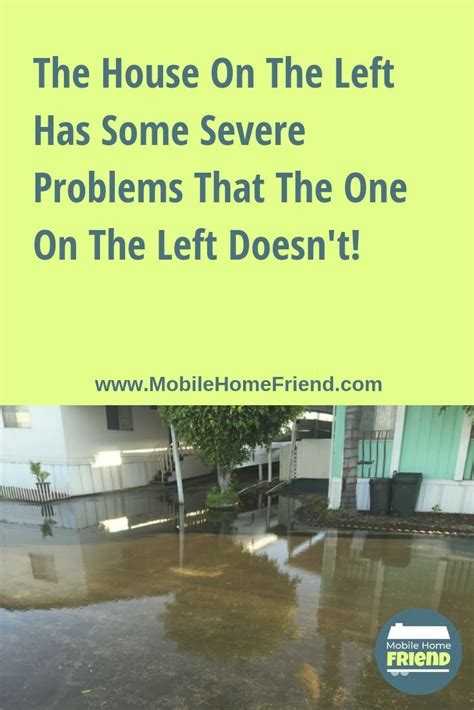 water  dampness   mobile home   home   matter     problems