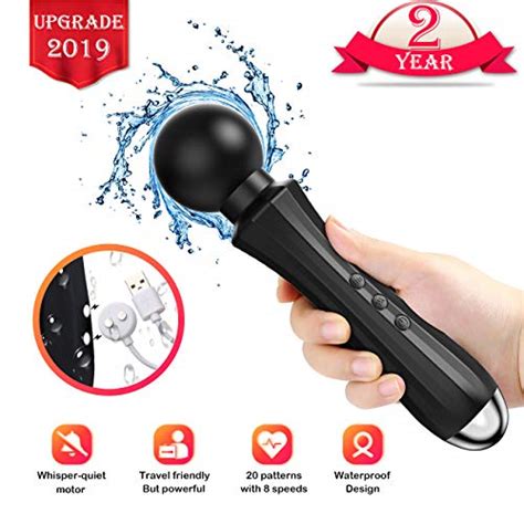 upgraded personal wand massager for women mini whisper quiet usb