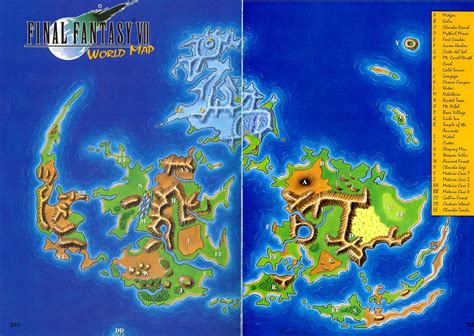 ff7 map final fantasy vii location nibelheim this