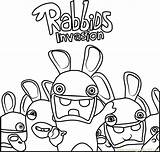 Rabbids Invasion Coloringpages101 sketch template
