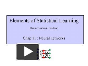 elements  statistical learning hastie tibshirani friedman