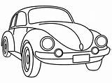 Coloring Vw Bug Pages Car Beetle Coloringpages Classic Herbie Remember Coloringpages4u sketch template