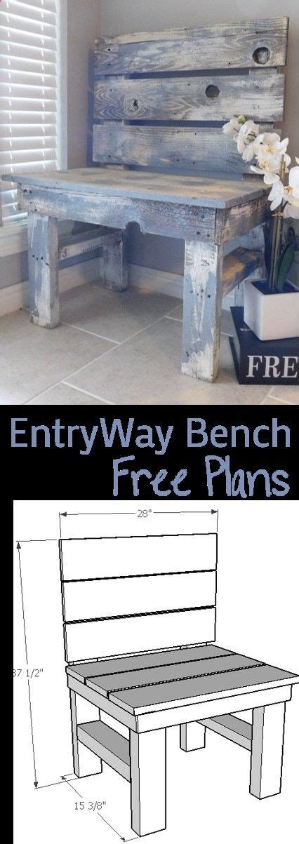 diy entryway bench woodworking plans projets de