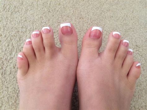 frenchmanicuretoes lucky nails spa  french manicure ignore