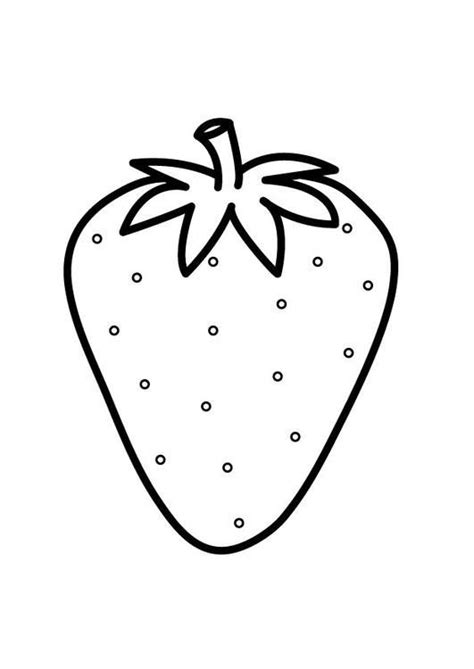 coloring page strawberry fruit coloring pages coloring pages easy