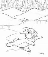 Thumper Coloring Pages Color Bambi Hellokids Print Online sketch template