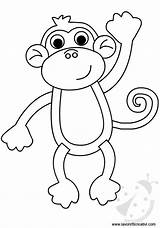 Colorare Scimmia Animali Disegni Bambini Savana Giungla Sagoma Selva Monkeys Lavoretticreativi Scimmietta Simpatici Lavoretti Riscos Libri Divertenti Modelli Cerca Macaquinhos sketch template