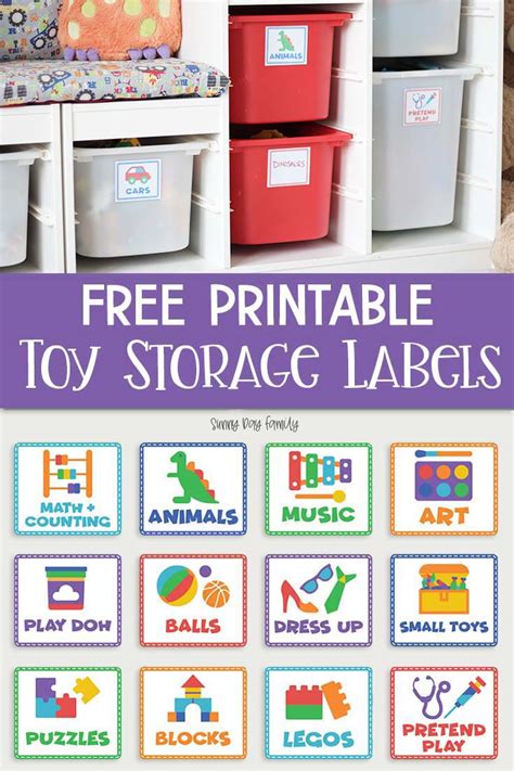 printable preschool shelf labels printable templates