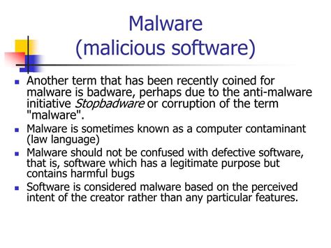 ppt malware powerpoint presentation free download id 6234533