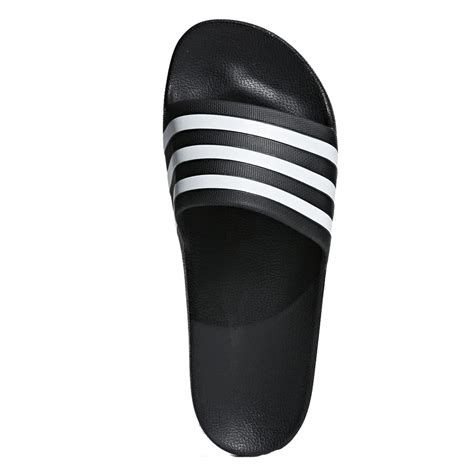 adidas badslippers adilette aqua zwart play football