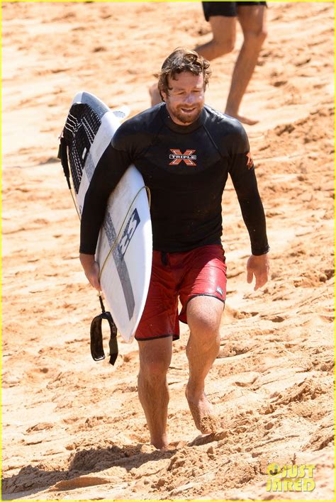 Simon Baker Shows Off His Shirtless Body Surfing Photo 3286754
