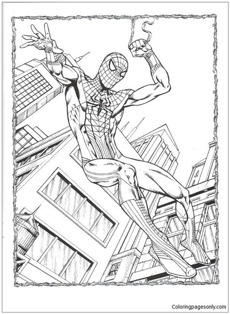 amazing spider man  coloring page  printable coloring pages