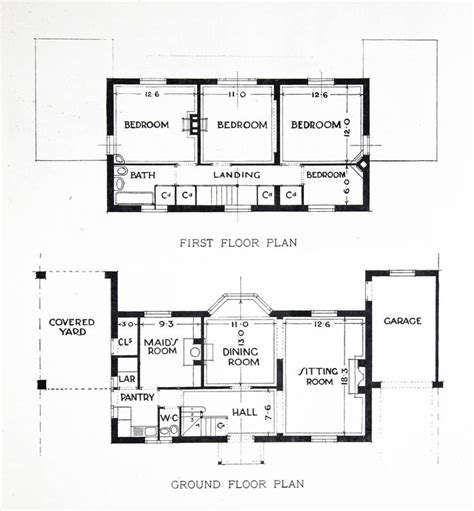 vintage home plans floor plans house plans uk   plan