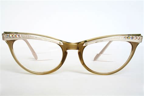 cateye eyeglass frames with jewels david simchi levi