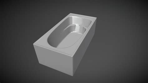 bathtub download free 3d model by rustic orcullo13 [0e2b3c0] sketchfab