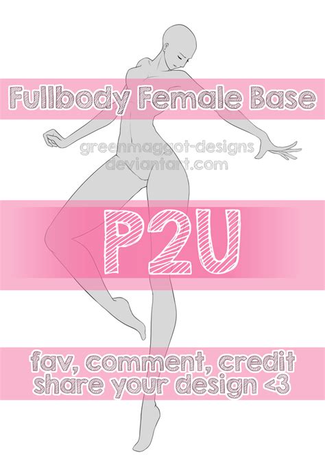pu fullbody female base  greenmaggot designs  deviantart