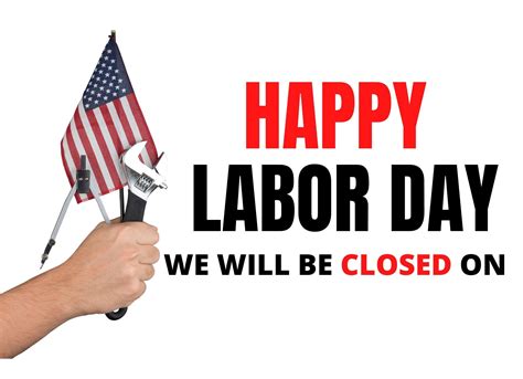 printable labor day closed sign template  printable templates
