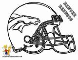 Coloring Broncos Denver Pages Football Nfl Printable Helmet Helmets Color Vikings Book Kids Popular Minnesota Super Bowl Team sketch template