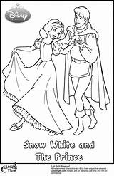 Neige Blanche Princesse Coloriage Sheets sketch template