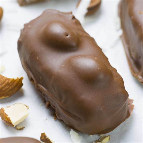 homemade chocolate coconut candy bars recipe almond joy bars recipe