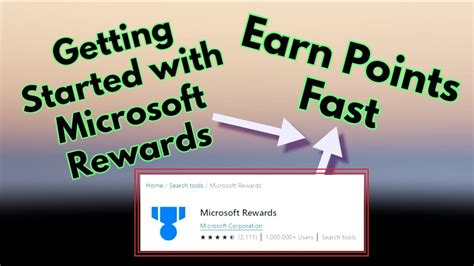 quick ways  start earning points fast  microsoft rewards walk  youtube