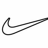 Nike Logo Swoosh Outline Coloring Drawing Template Drawings Simple Pages Easy Butterfly Canvas Mini Para Svg Logos Da Outlines Sketchite sketch template