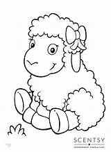 Coloring Sheep Lamb Pages Baby Drawing Cute Mary Had Little Shaun Kids Outline Beavis Butthead Colouring March Printable Clipart Ovelha sketch template