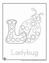 Marker Ladybug sketch template