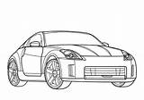 Nissan Coloring Pages 350z Drawing Gtr Car Cars Printable Remote Nissangtr Control Print Colouring Color Gt Sports Race Golf Template sketch template