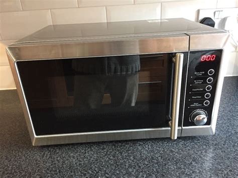 tesco microwave oven  grill  silver  great condition