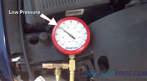 test  fuel pump  pressure