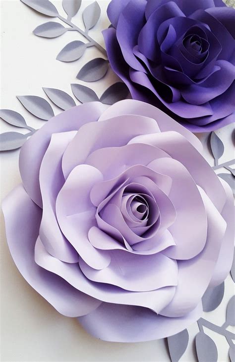 purple paper flower paper flowers paper flowers diy paper roses