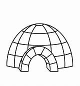 Igloo  Clipartmag sketch template