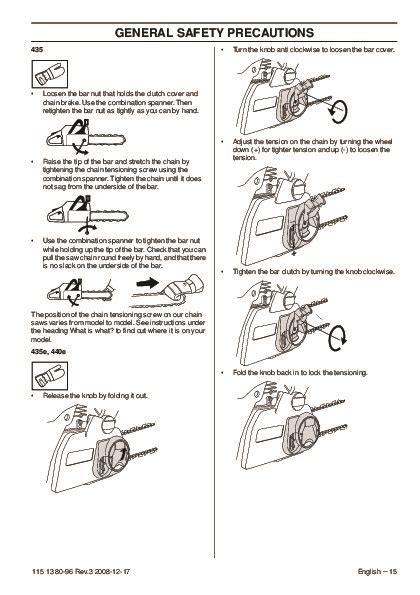husqvarna  chainsaw repair manual