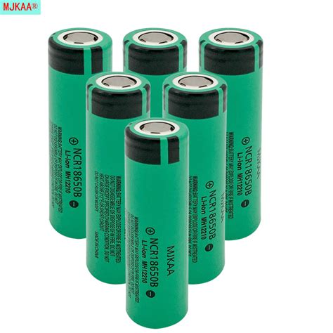 mjkaa pcslot original ncr  rechargeable battery  mah ncrb li ion