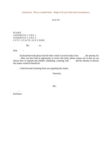 letter attorney  template pdffiller