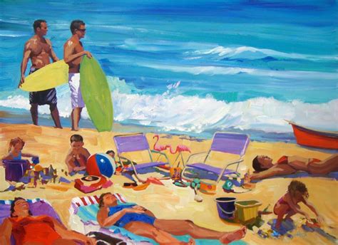 Beach Scene — Paintings By Patti Mollica