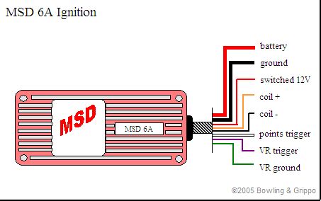 msd digital   wiring diagram