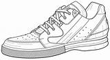 Shoe Tennis Shoes Template Pages Illustration Sketch Saddle Patent Coloring Templates sketch template