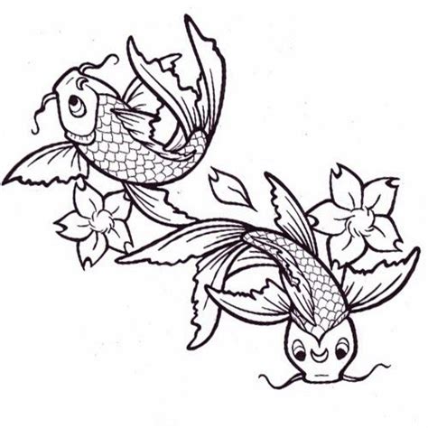 printable tattoo stencils koi fish tattoo stencils