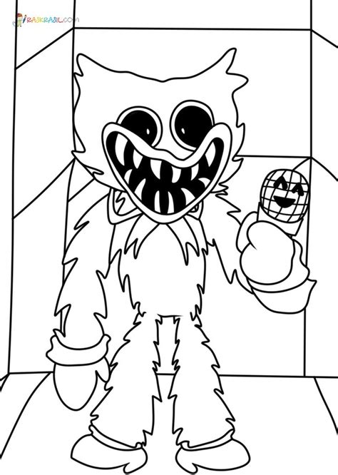 huggy wuggy coloring pages  printable