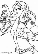 Superhero Ausmalbilder Superhelden Widow Superheld sketch template