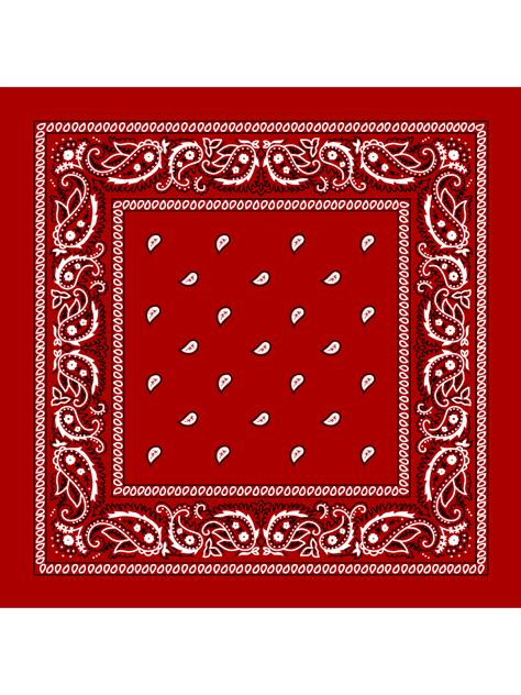 bandana red paisley bandana single piece  walmartcom