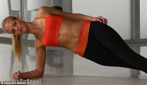 Side Planks Boxing And Squats Victoria S Secret Angels Show How They